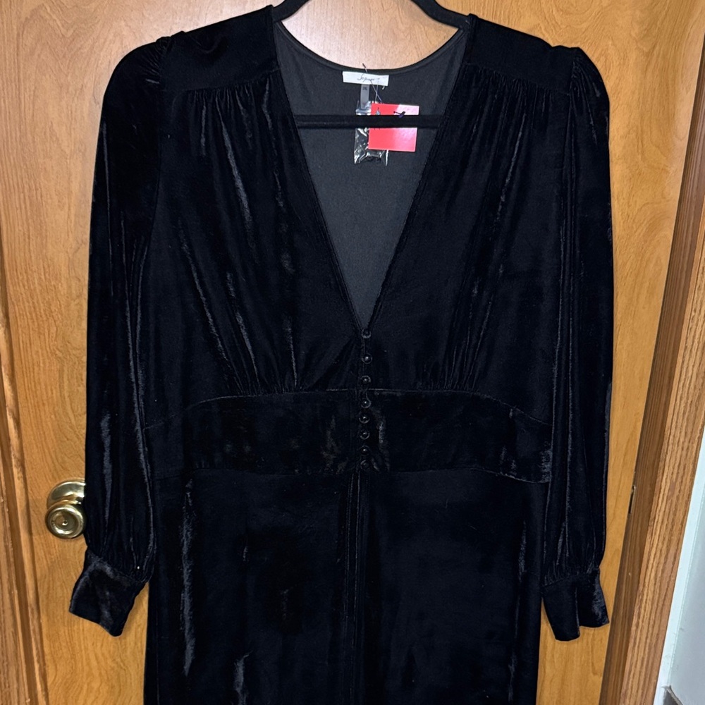 Soprano Black Velvet duster size 2XL NWT